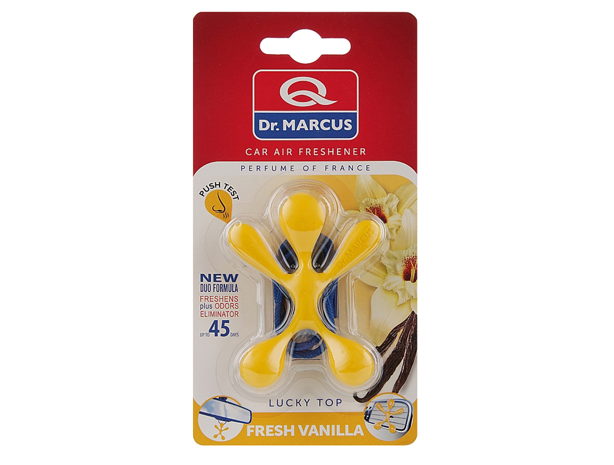 Ароматизатор у авто ваниль 30діб DrMarkus LUCKY TOP Fresh Vanilla  
