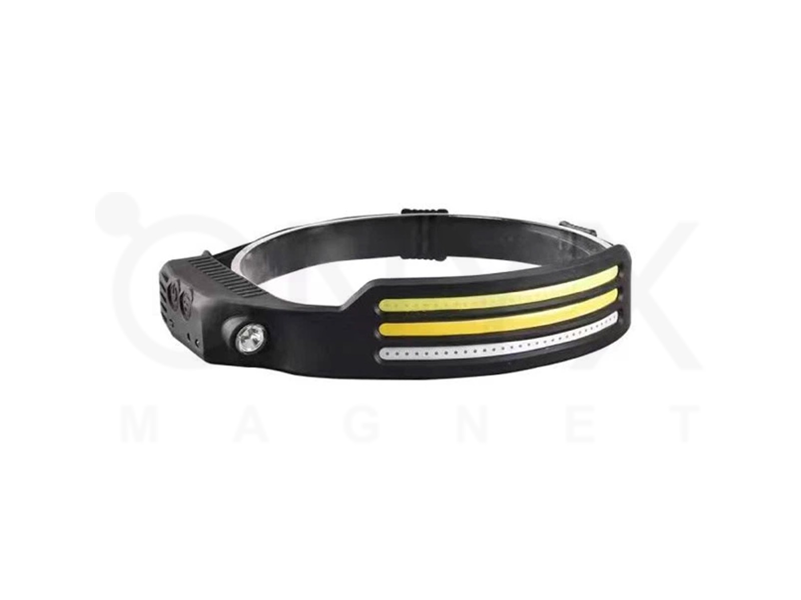 Налобный аккумуляторный фонарь CB-689-3 LM-3COB с датчиком движения, Type-C, черный